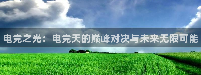 多宝电竞(体育)官方网站：电竞之光：电竞天的巅峰对决与未来无限可能